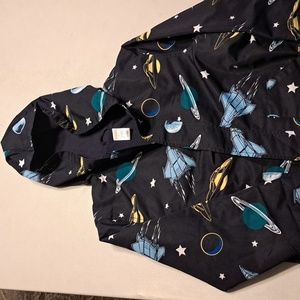 Gymboree Space Voyager Boy's Spaceship Rain Jacket Coat